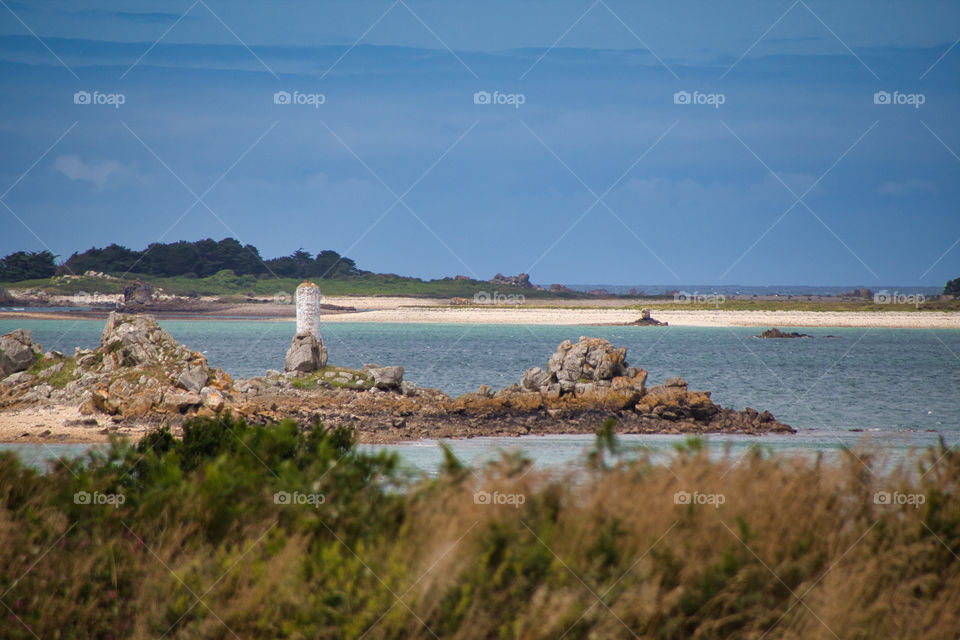 landscape with the sea
