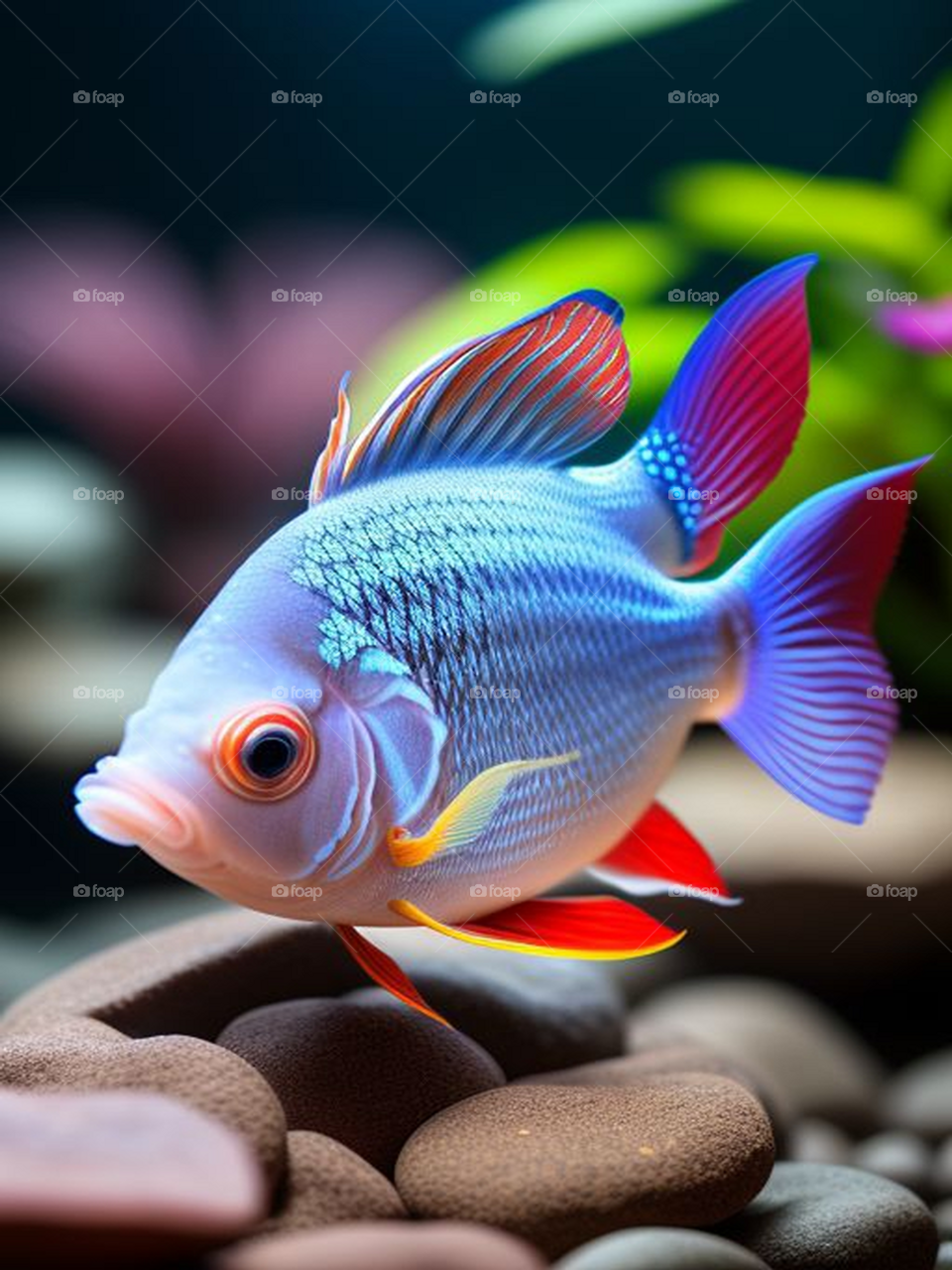 Beautiful ornamental fish