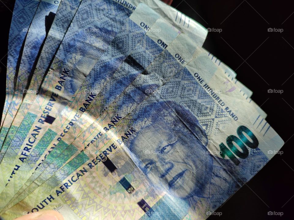 Rand - R100, banknotes South Africa