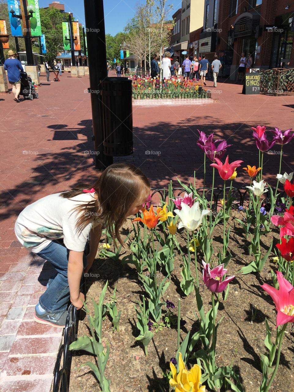 Stop and smell the flowers