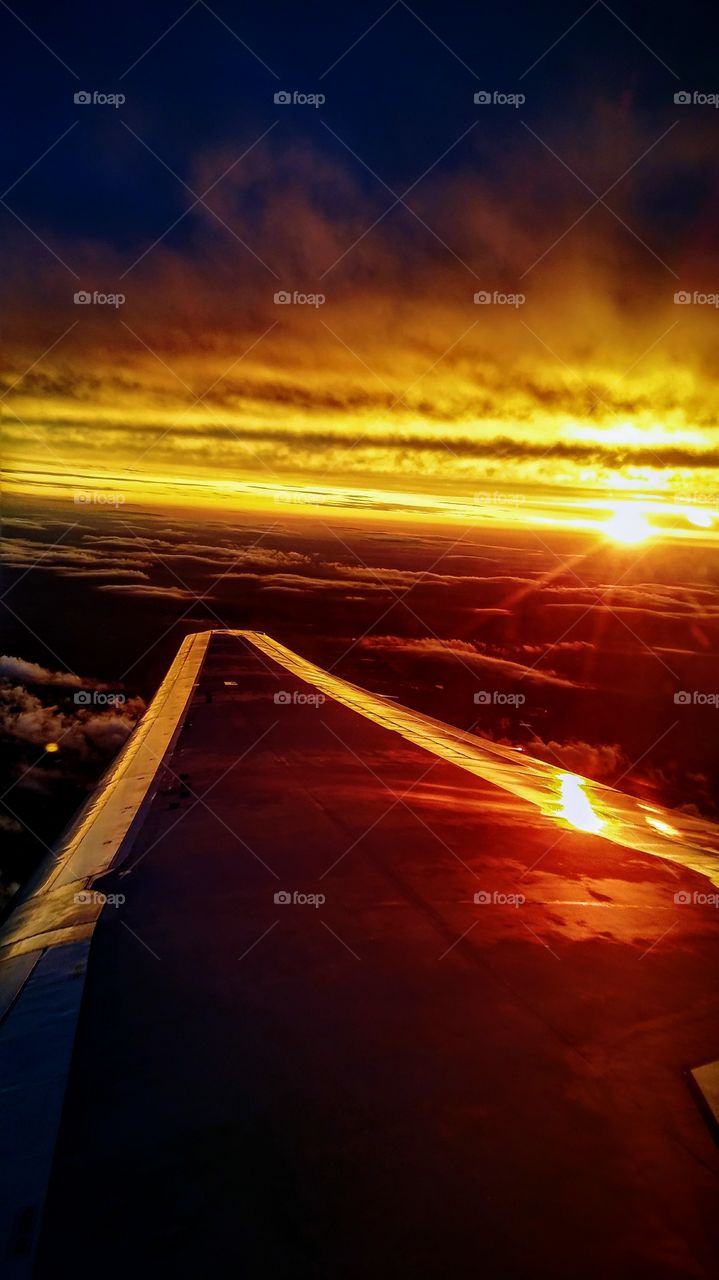 Sunsetting over Atlanta