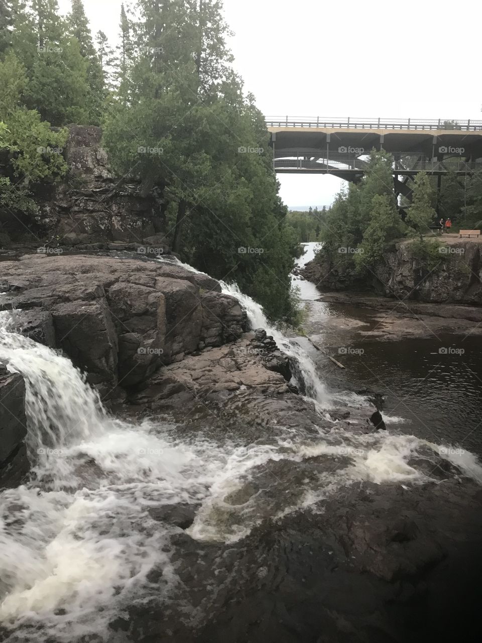 Waterfall at Gooseberry Falls