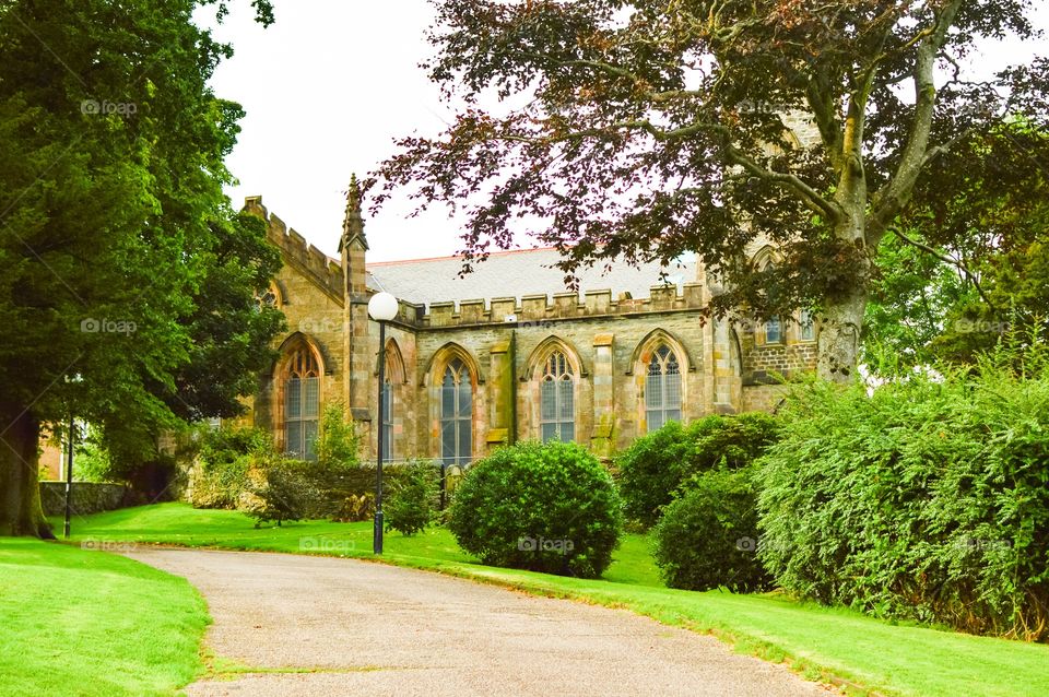 View of church