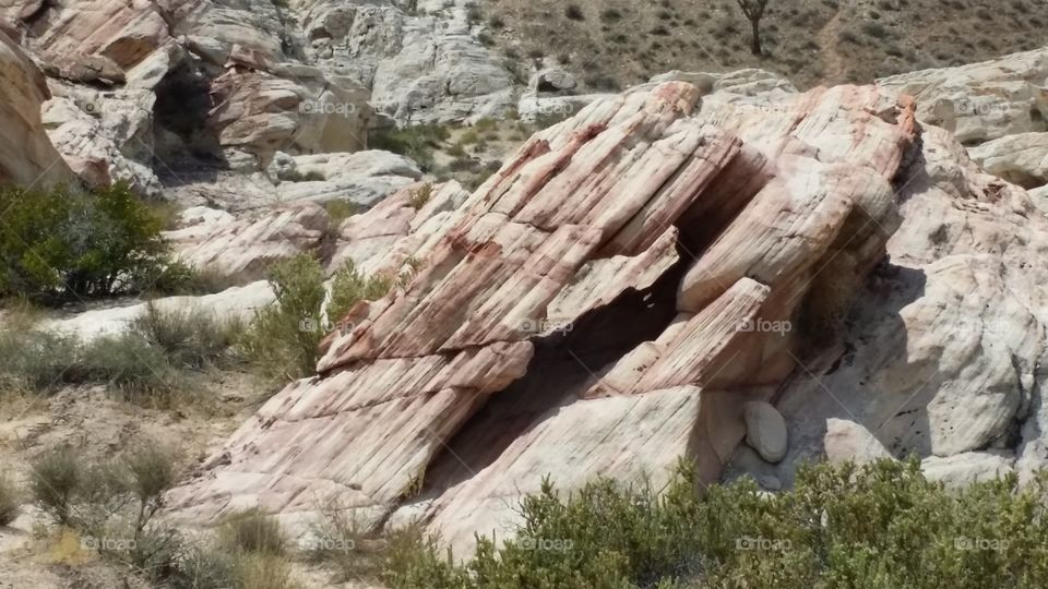 Desert Rocks In The Mojave Desert