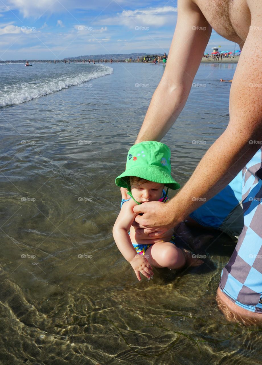 first time in the ocean