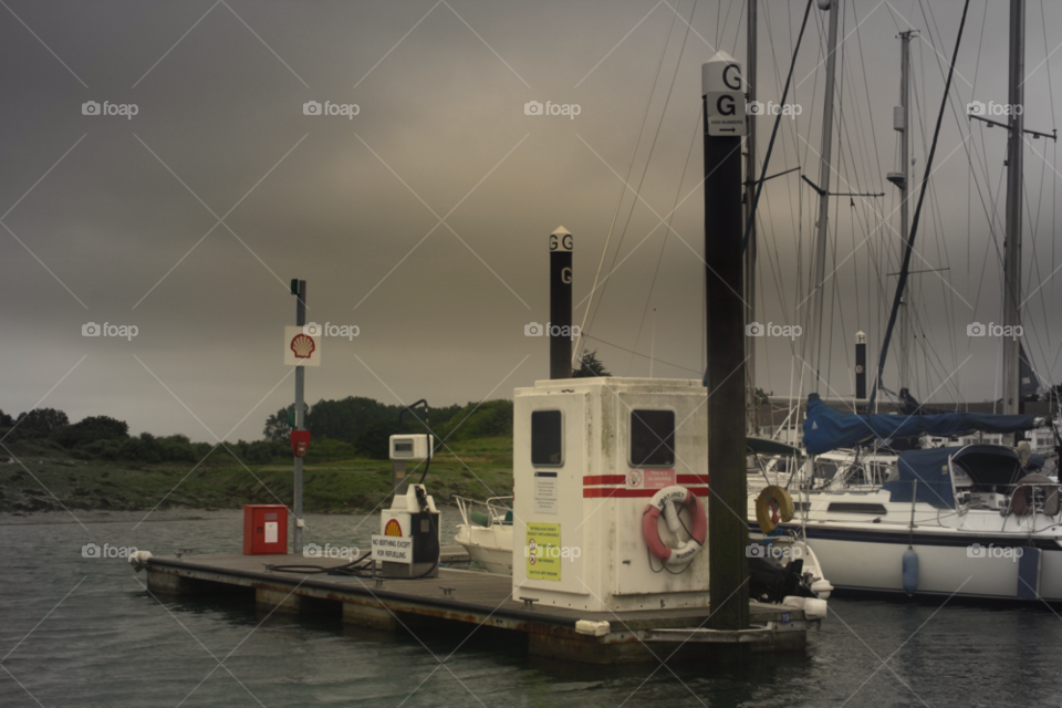 garage boat engine depot by leonbritton123