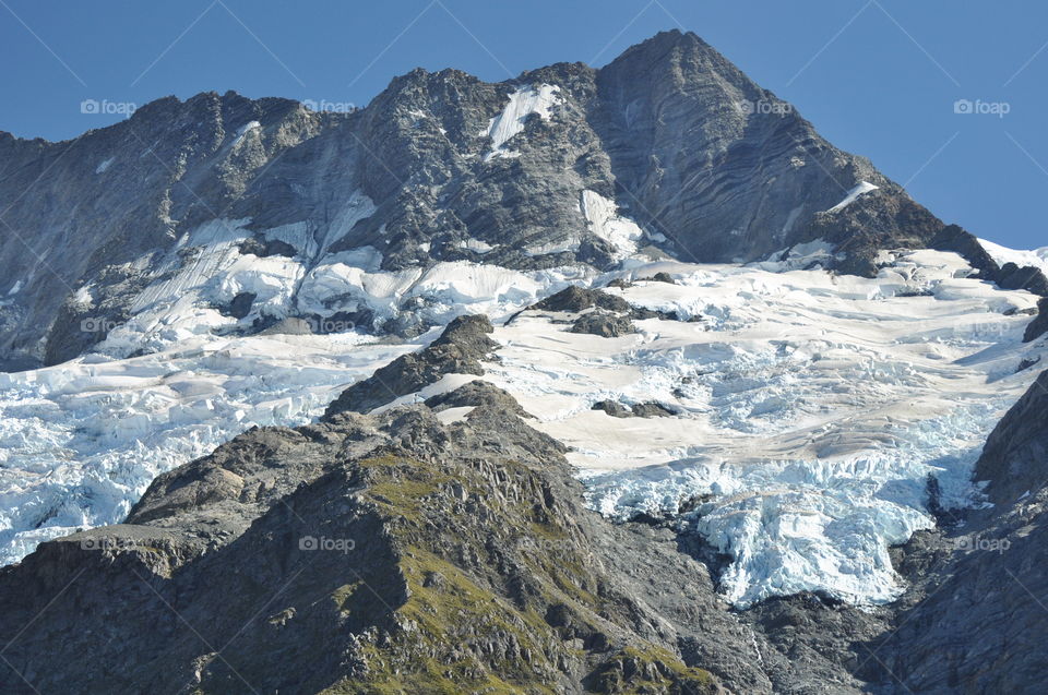 Hiking at the glaciers