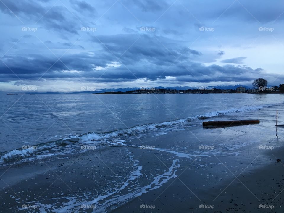 Scenic view of willows beach