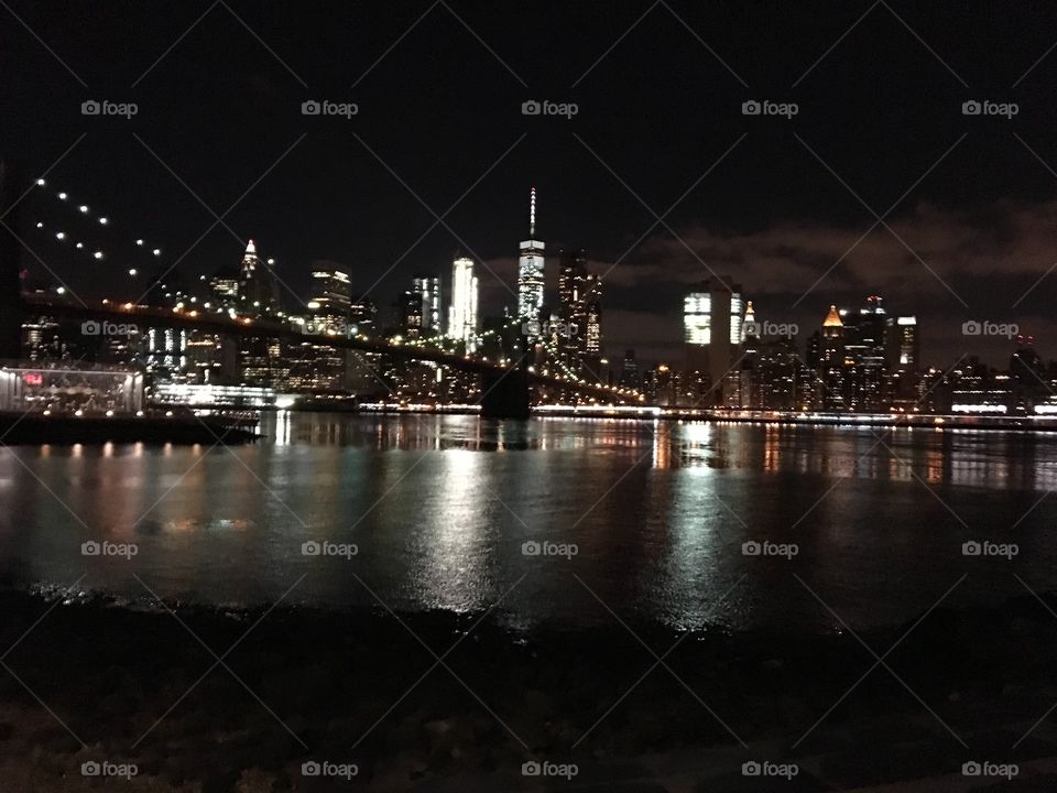 Brooklyn Bridge, from Brooklyn, NY to Manhattan, NY