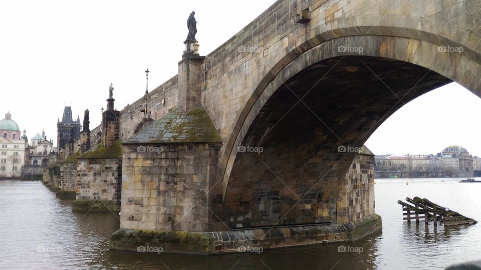 bridge. Prague.