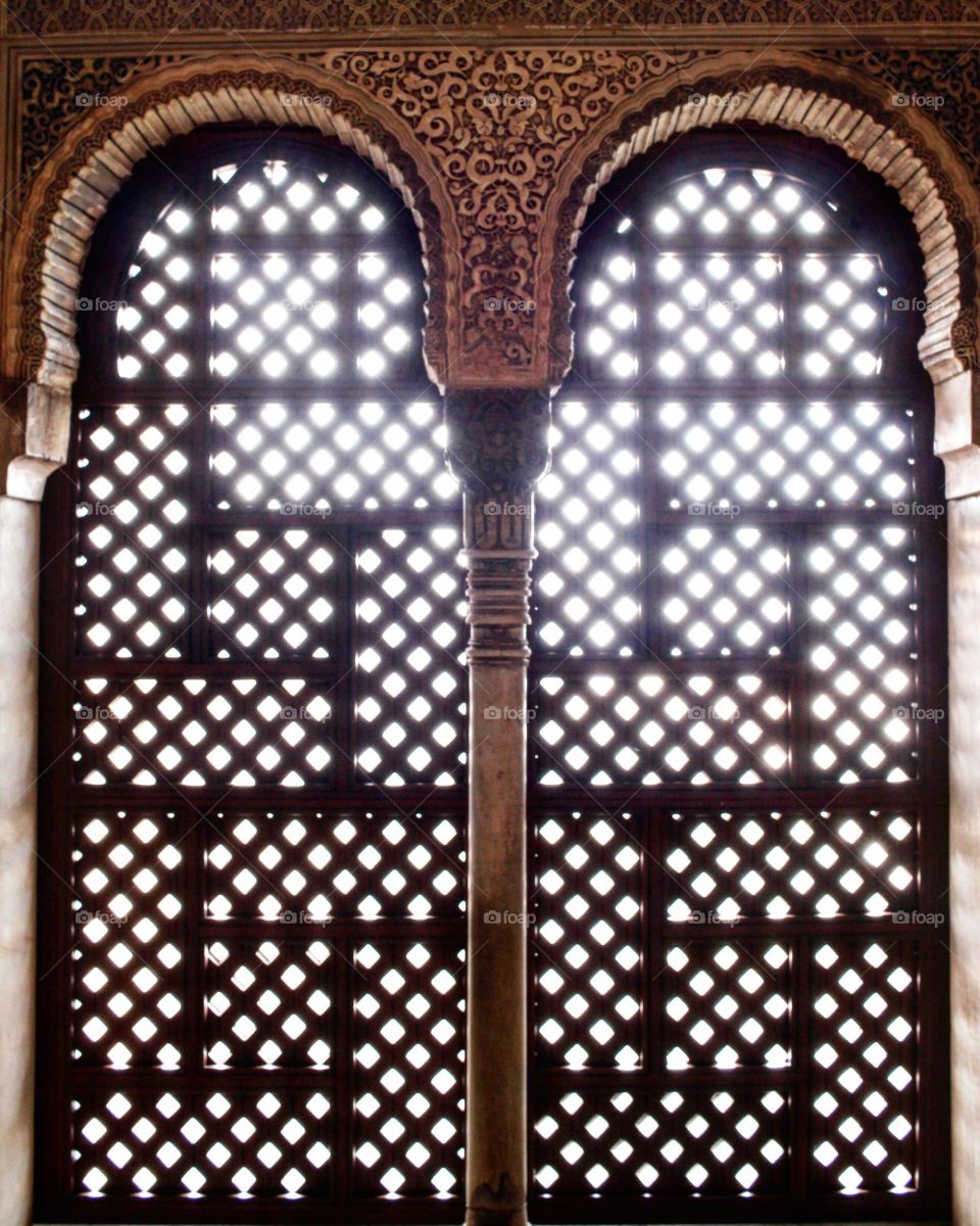 La Alhambra. One of the many beautiful structures inside.