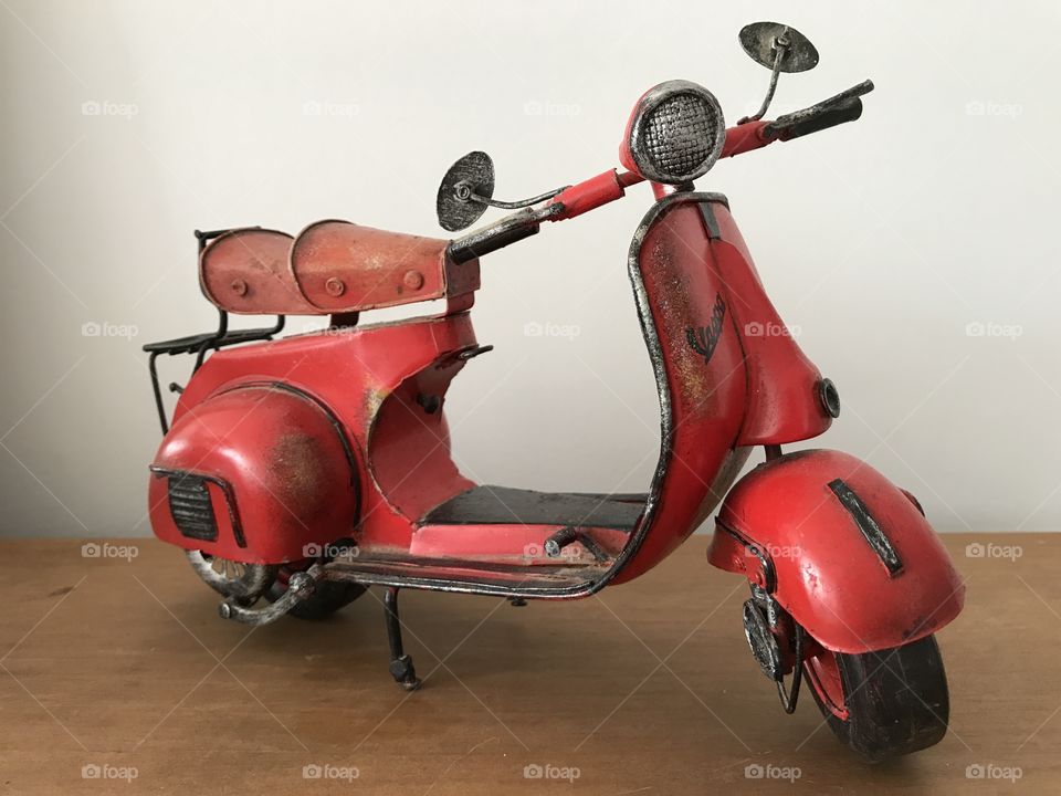 A toy scooter 