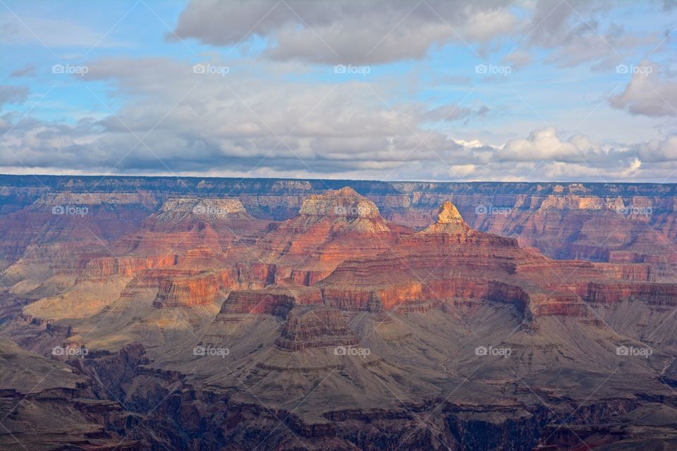 Grand canyon during sunset