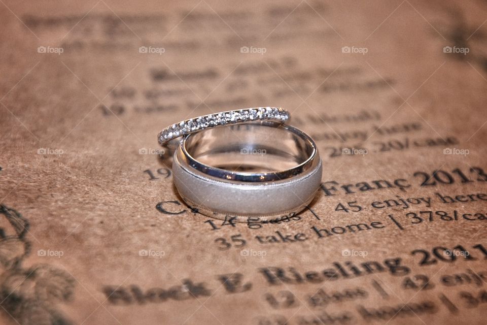 Wedding rings, a sign of bonding, a signature of partnership!