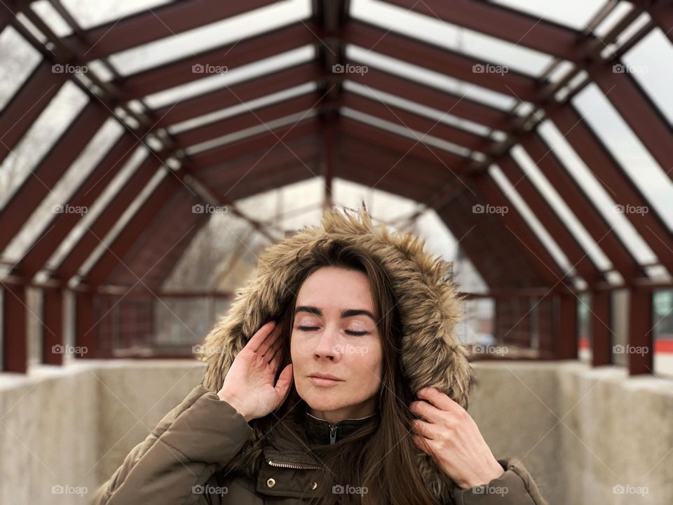 Portrait in the city 