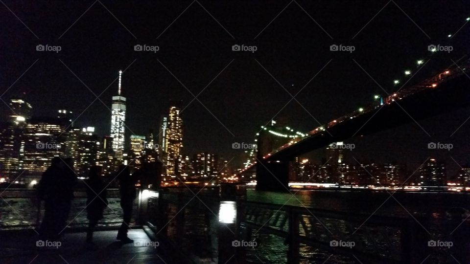 Beneath the Brooklyn Bridge