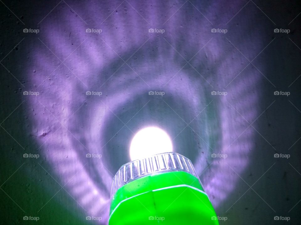 lightning of torch 
it's nice desined on wall