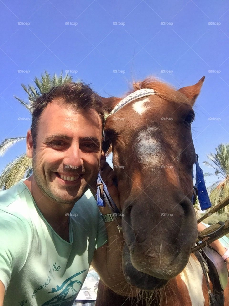 Selfie with horse 