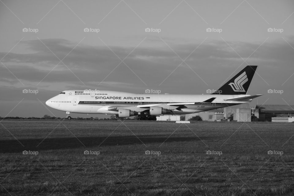 SINGAPORE AIRLINES SQ B747-400 MELBOURNE AUSTRALIA