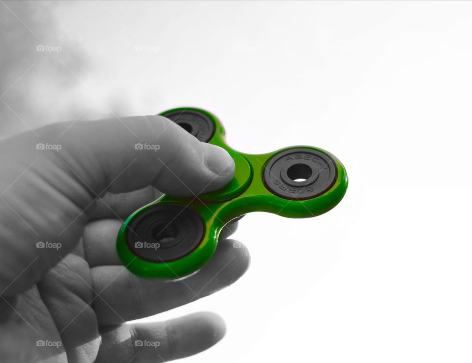 Green fidget Spinner 