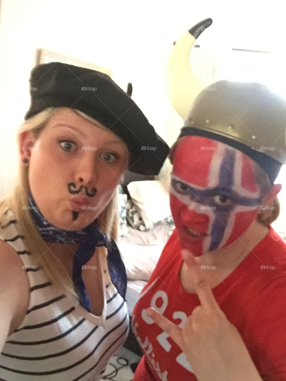 Eurovision 2016 dress as your chosen country Norway and France in caption 😊