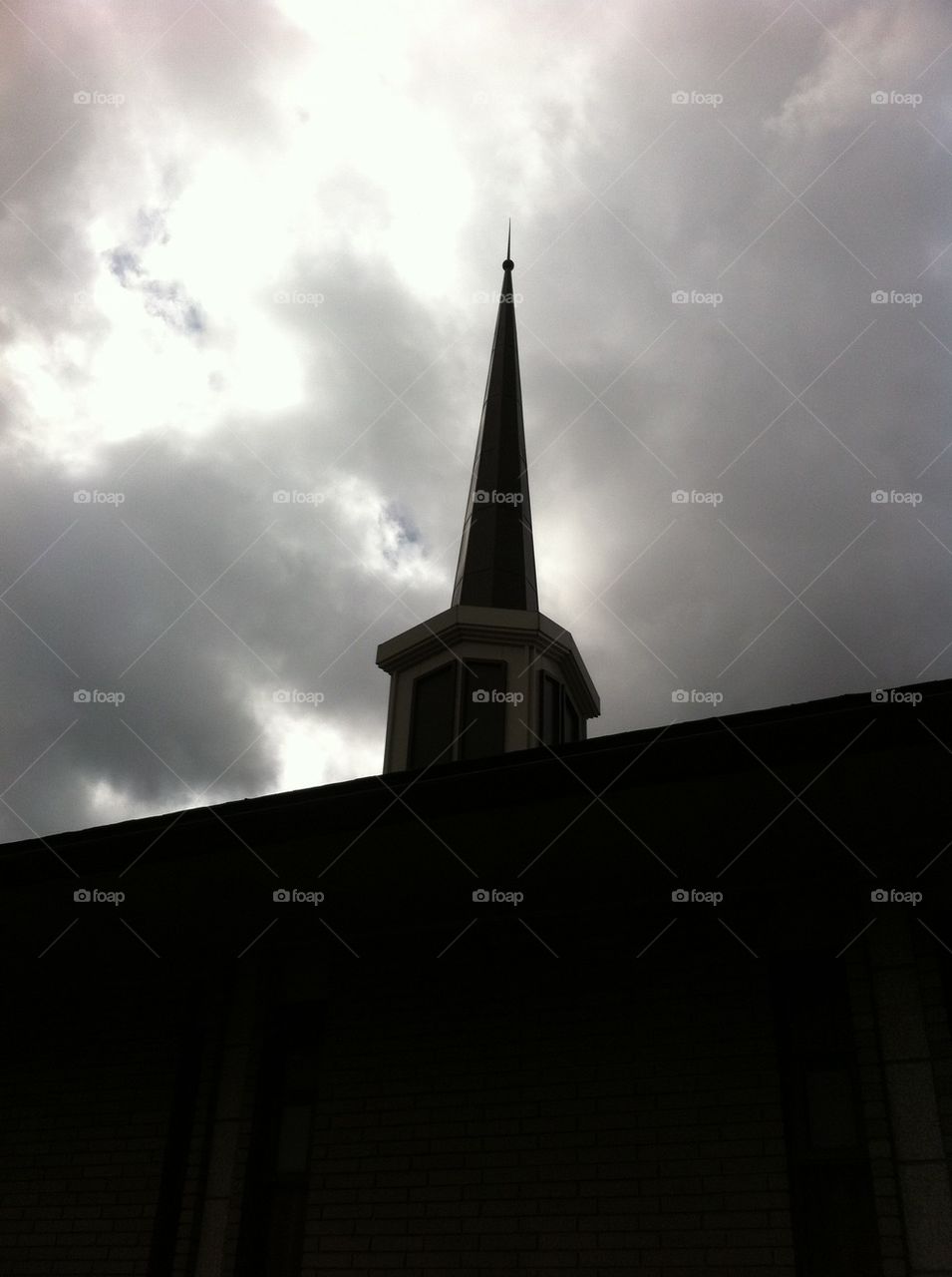Steeple in the Clouds