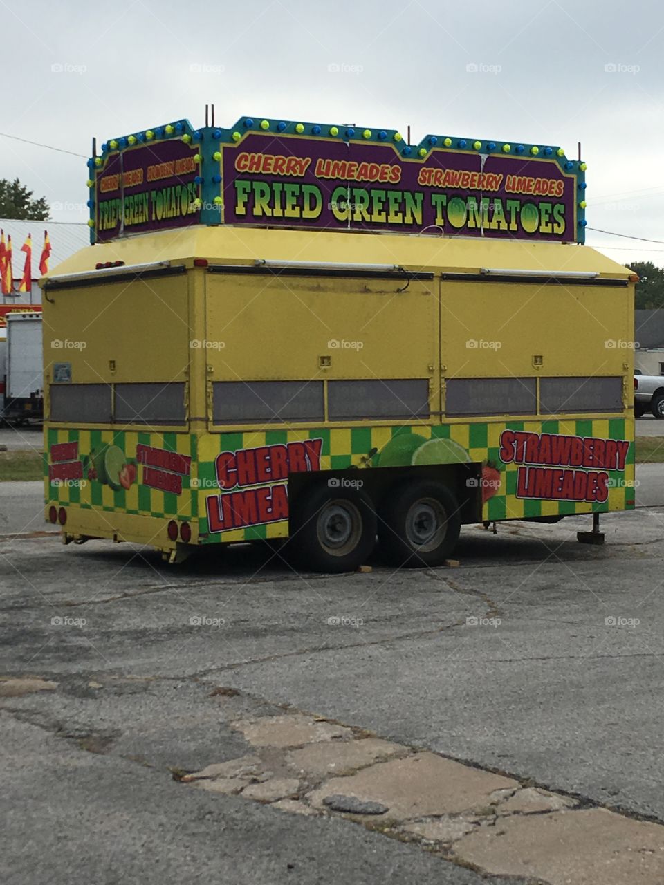 One of the food trucks ready for the apple festival! They’ll be lots of things to do and see.