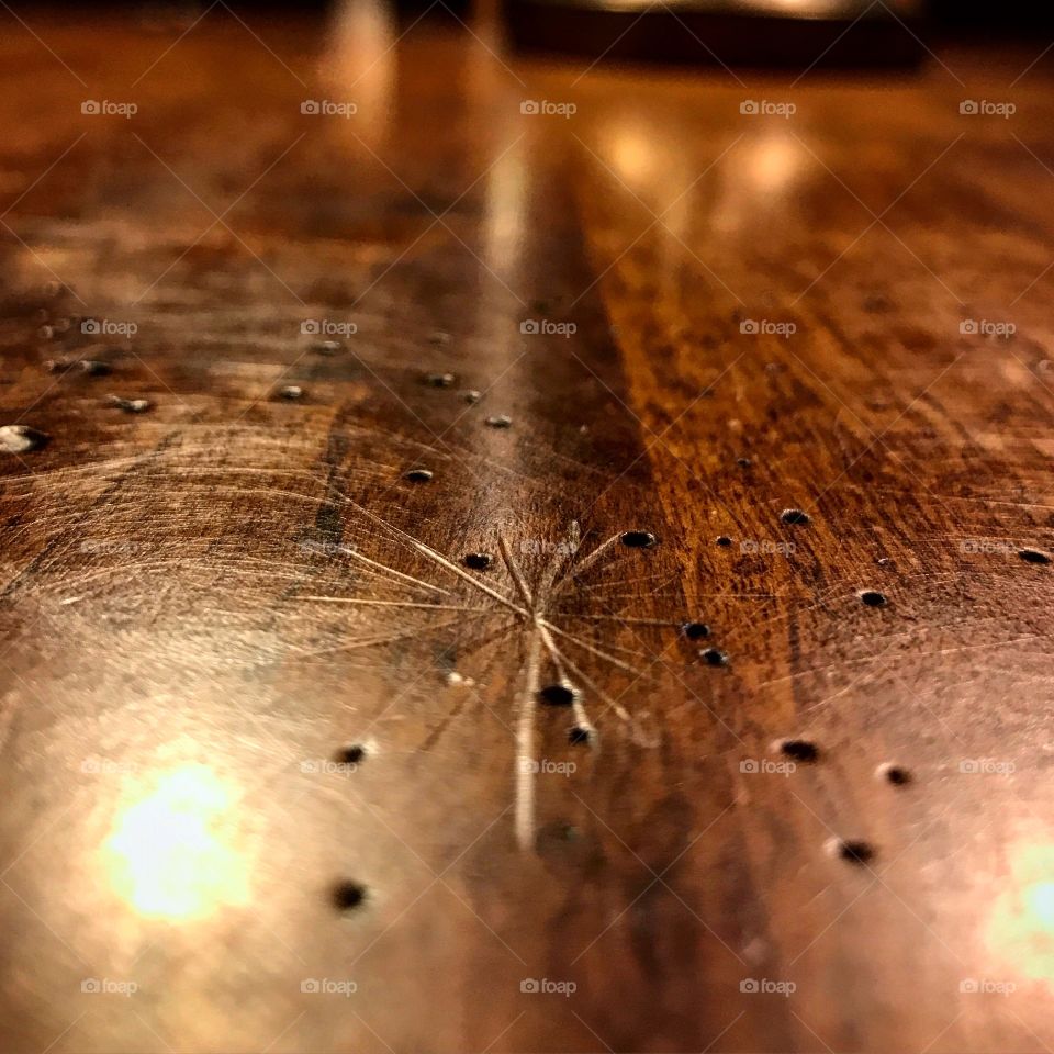 It is star, etched in a table to remind you that you can make your mark of hope in your work