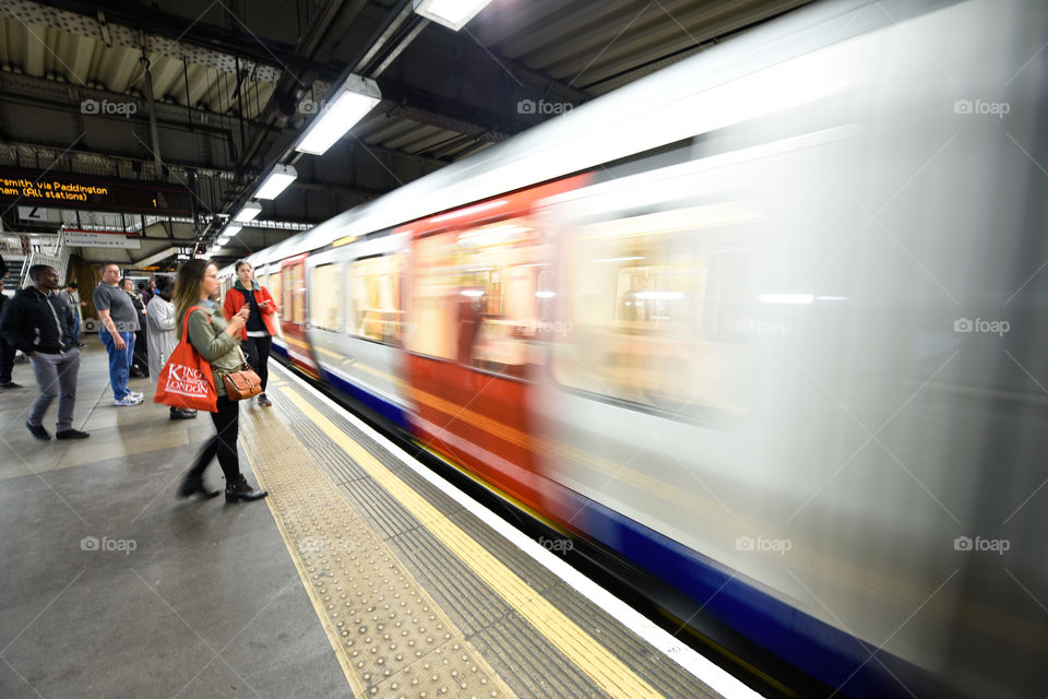 London subway station.