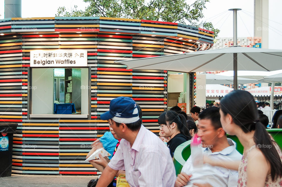 Belgian waffles in Expo 2010