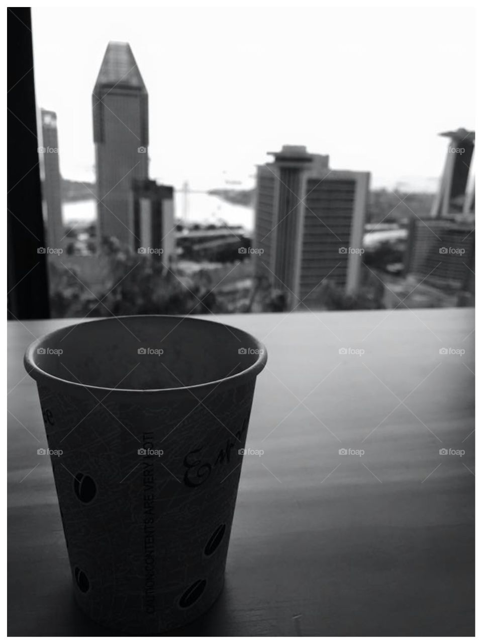 cup of top view