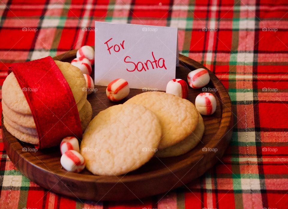 Christmas cookies for Santa 