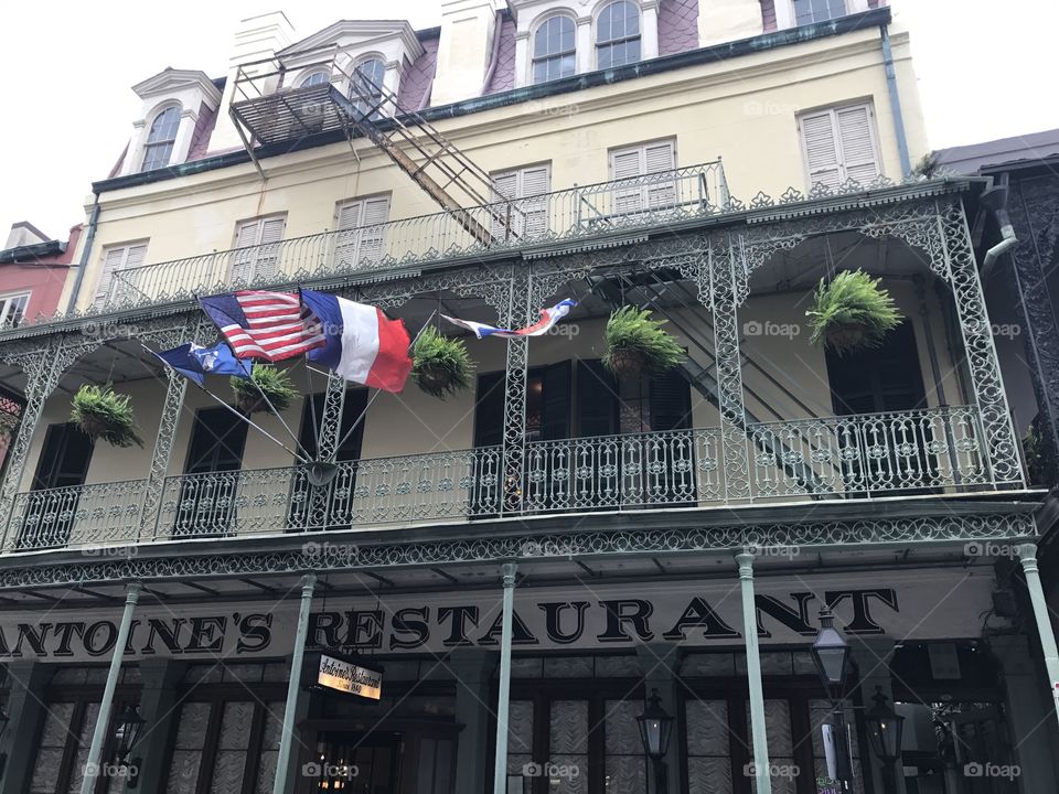 Famous New Orleans restaurant...Antoine'sTestaurant.