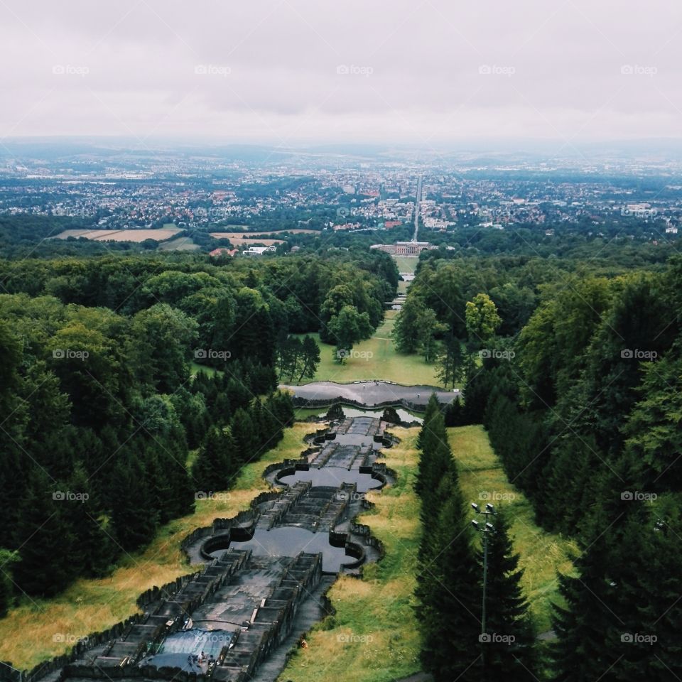 City from the hill