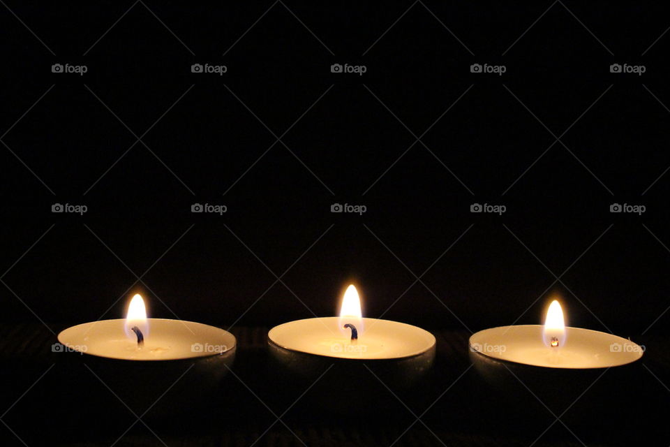 three candles