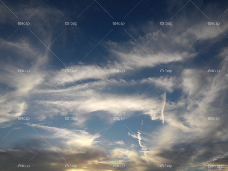 Cloud fight in the Texas sky!