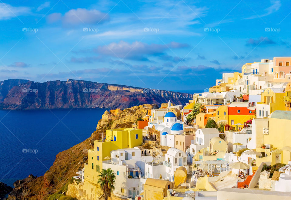 Cityscape of Oia, Santorini 