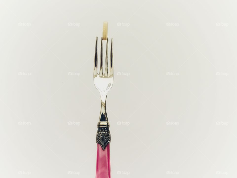 Pill on a fork