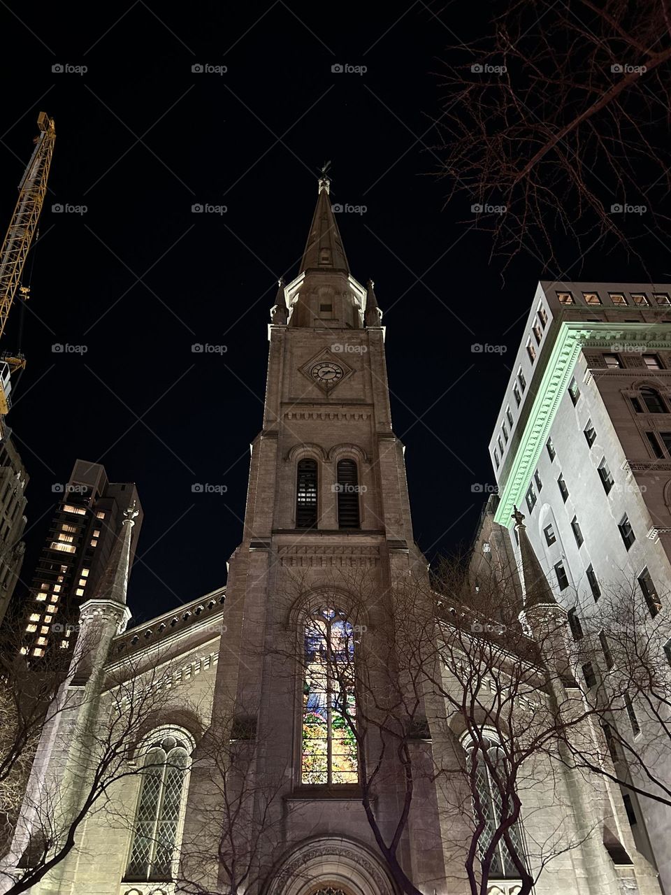 Church at night