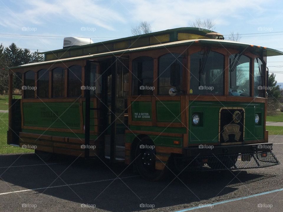 Trolley. The Trolley for The Trolley Wine Tours. www.thetrolleyride.com