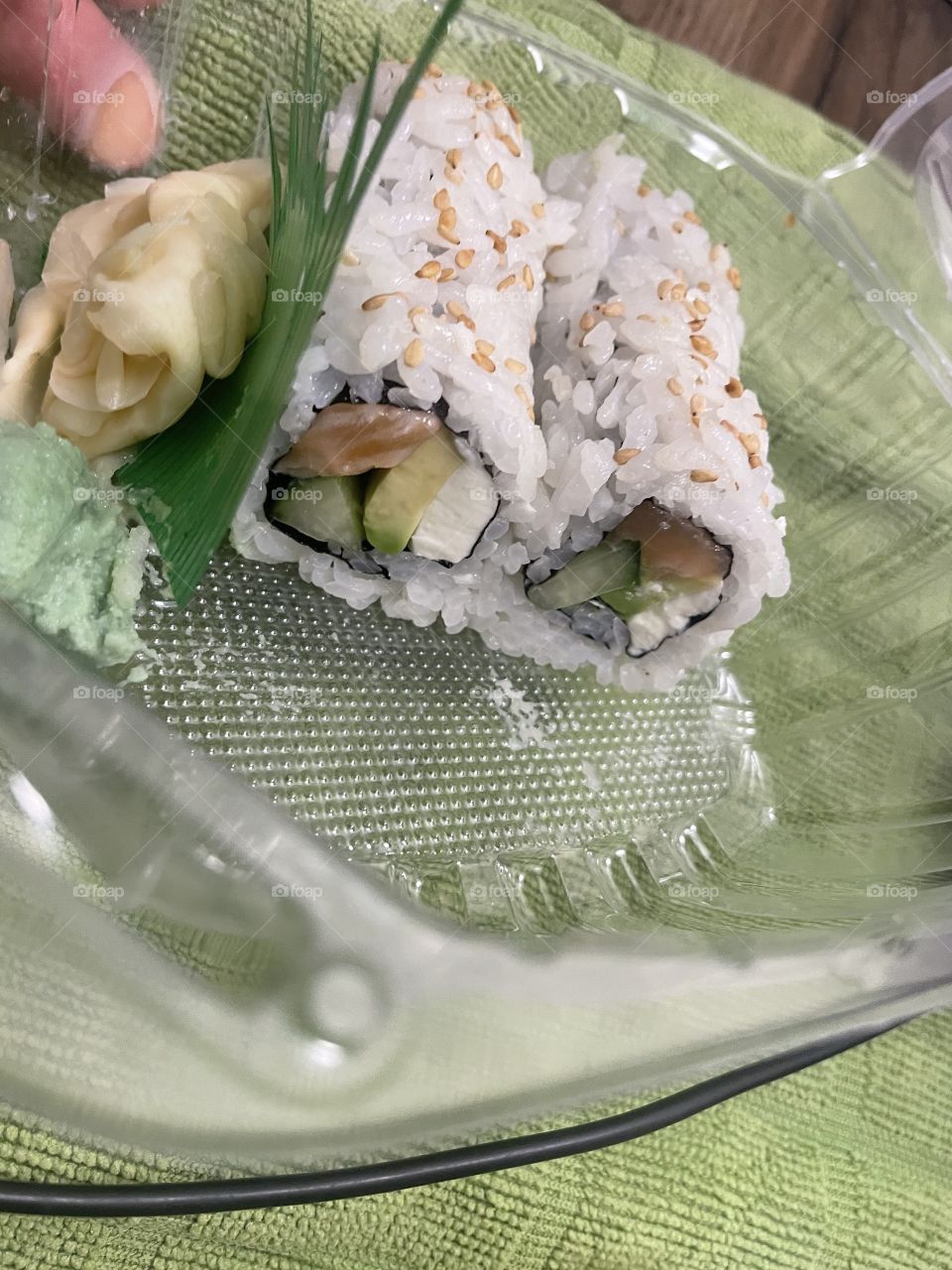 Sushi delight makes me satisfied 