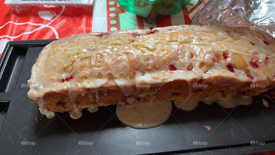 Cranberry orange juice bread 