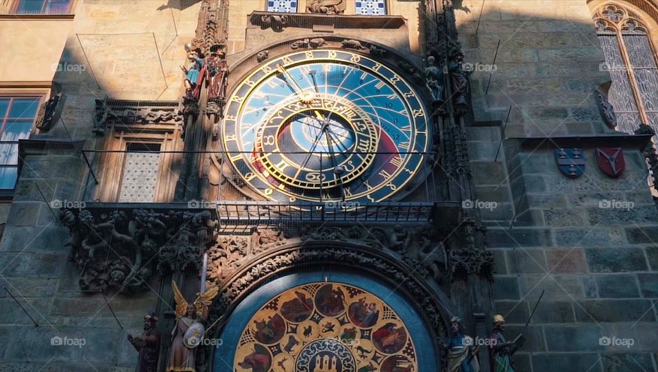 Torre dell'orologio, particolare. Praga