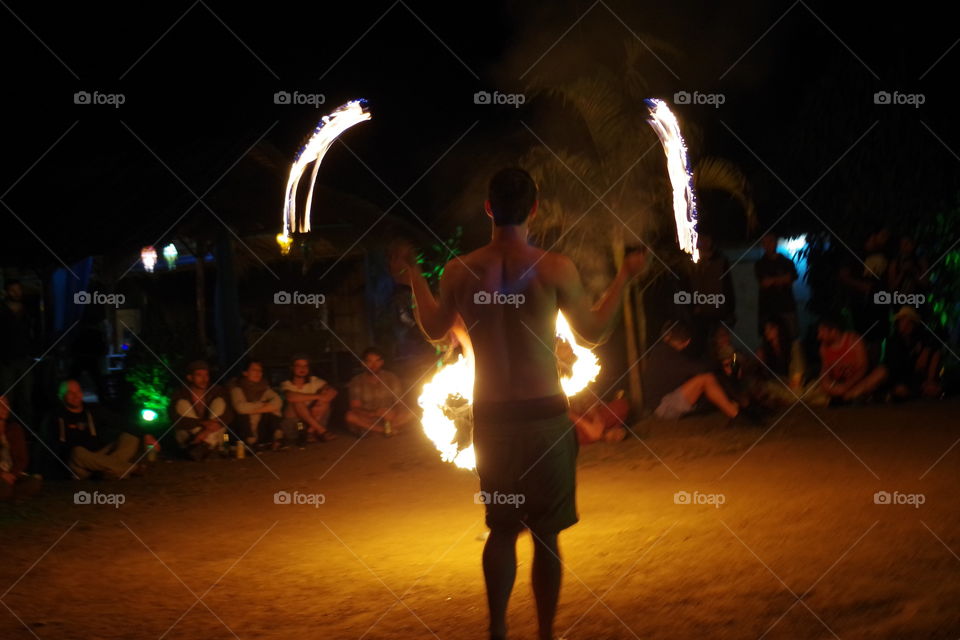 Fire performing