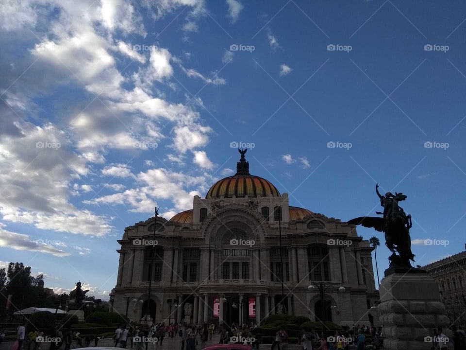 palacio
palacio bellas artes
cdmx
mexico
cielo
edificio