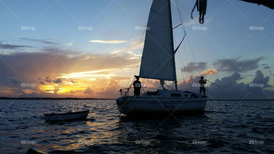 Water, Sailboat, Ocean, Sea, Watercraft