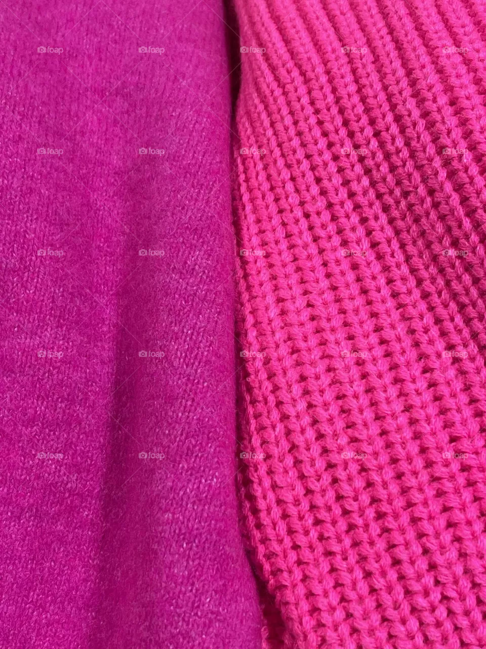 Fuchsia wool fabrics close up, vivid colors, pinkish colors, fuchsia fashion items 