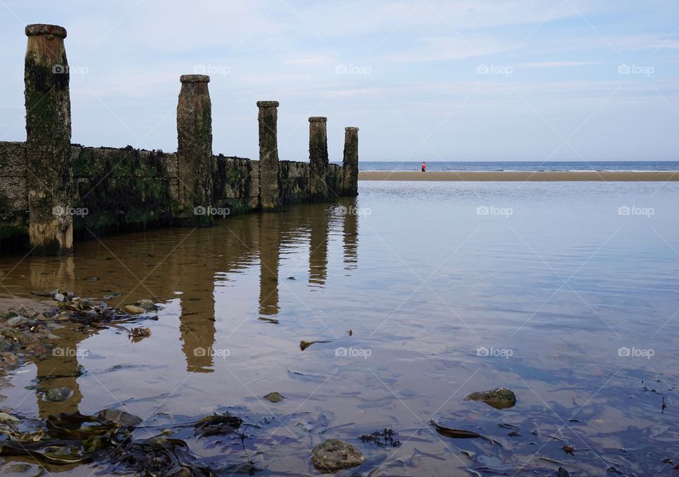 Groynes at Redcar 