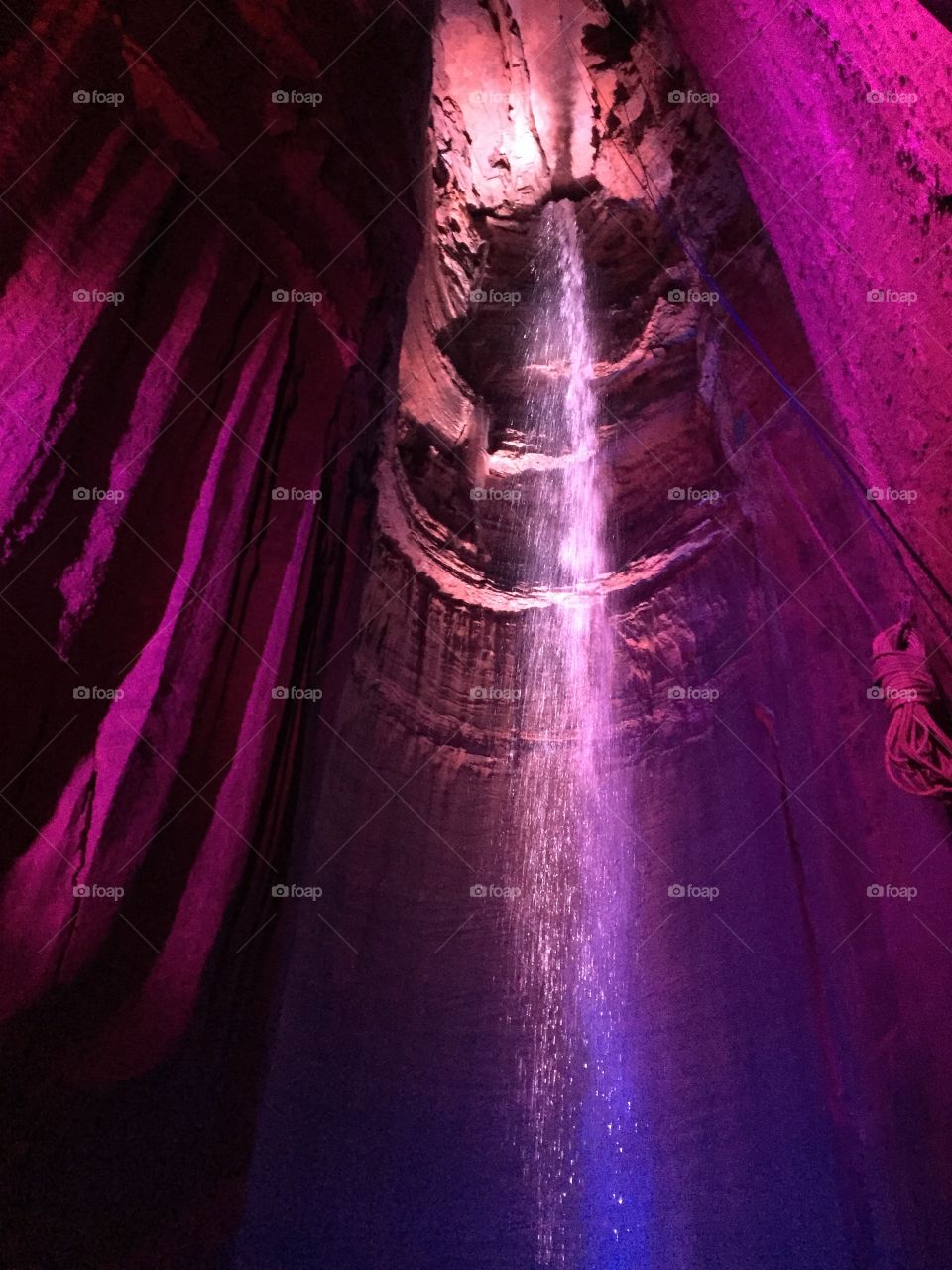 Ruby falls waterfall