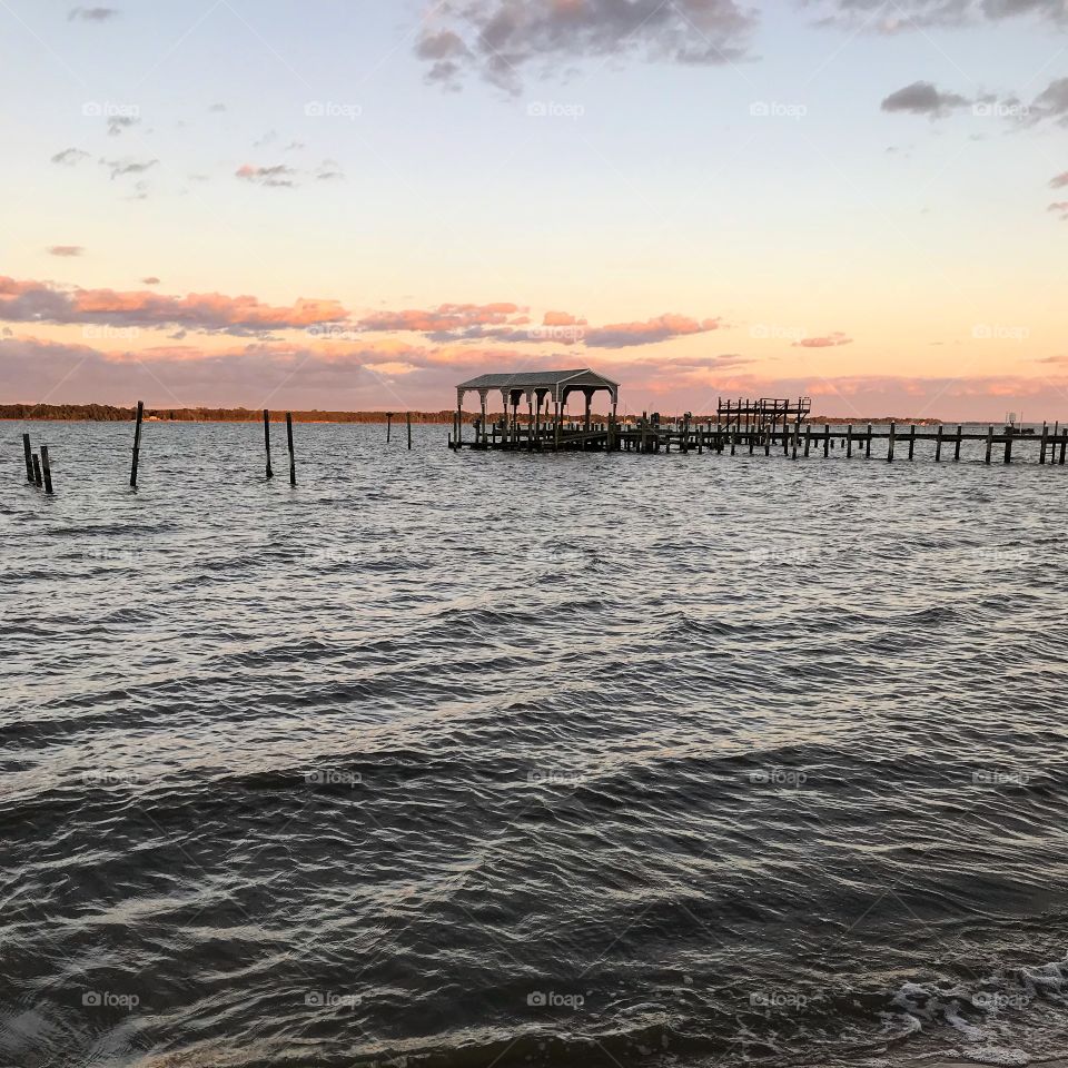 River sunset